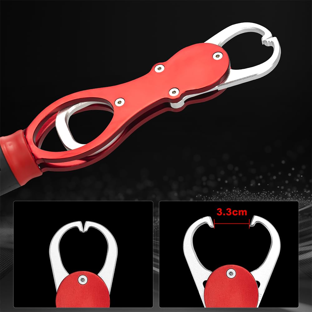 SINTYAN Fish Grip with Weighing Maximum Load Capacity Rotating Drop and Function, 30kg, 360-Degree Grip, Anti-Slip, Prevention, Heavy-Duty,