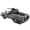 M3A1 Half Track Armored Personnel Carrier US Army Military Weapons Building Block Assembly Set Compatible with Brands