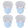 4 szt. Zestaw Imitacja Porcelany Kubek do Wody Oryginalność Kubek do Napojów do Domu Szkoły Restauracji