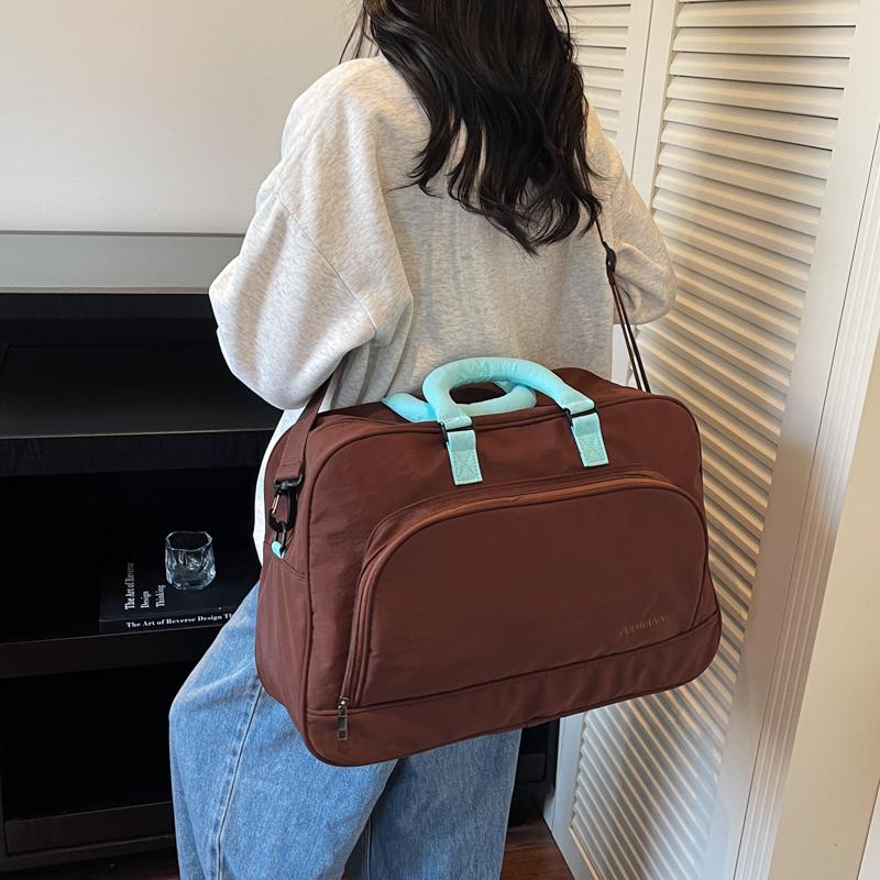 Travel Bag Women's Large Capacity Hand Luggage Storage Bag Lightweight Travel Tote Short Trip Travel Portable Bag Outing Training Sports Fitness Bag