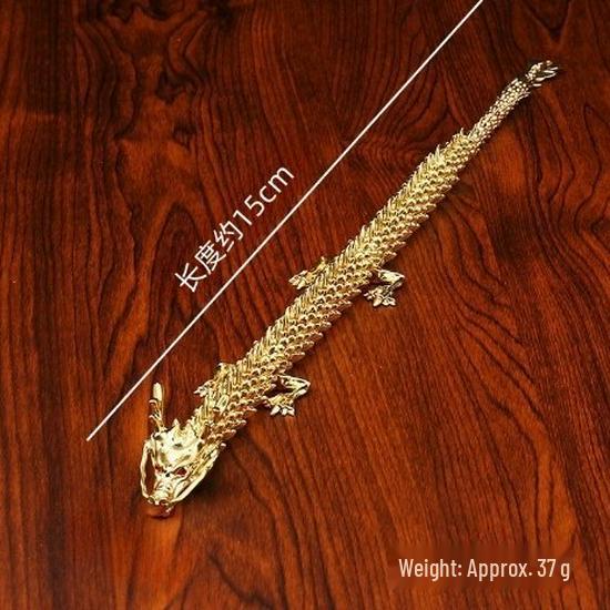 

Сплав Пятипалый Золотой Дракон Настольное Украшение - Бесплатная Доставка