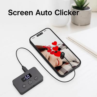 Multiple Clickheads Screen Auto Clicker Continuous Rechargeable Auto Clicker Device Adjustable Phone Tap Auto Like Tap Device