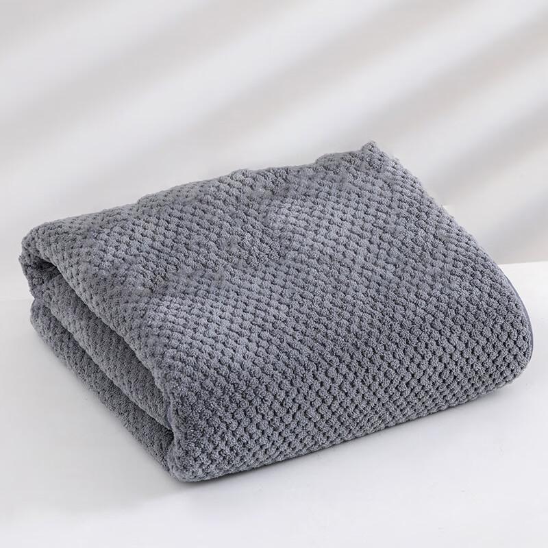 Mling Waffle Weave Thickened Absorbent Bath Towel 2-Pack