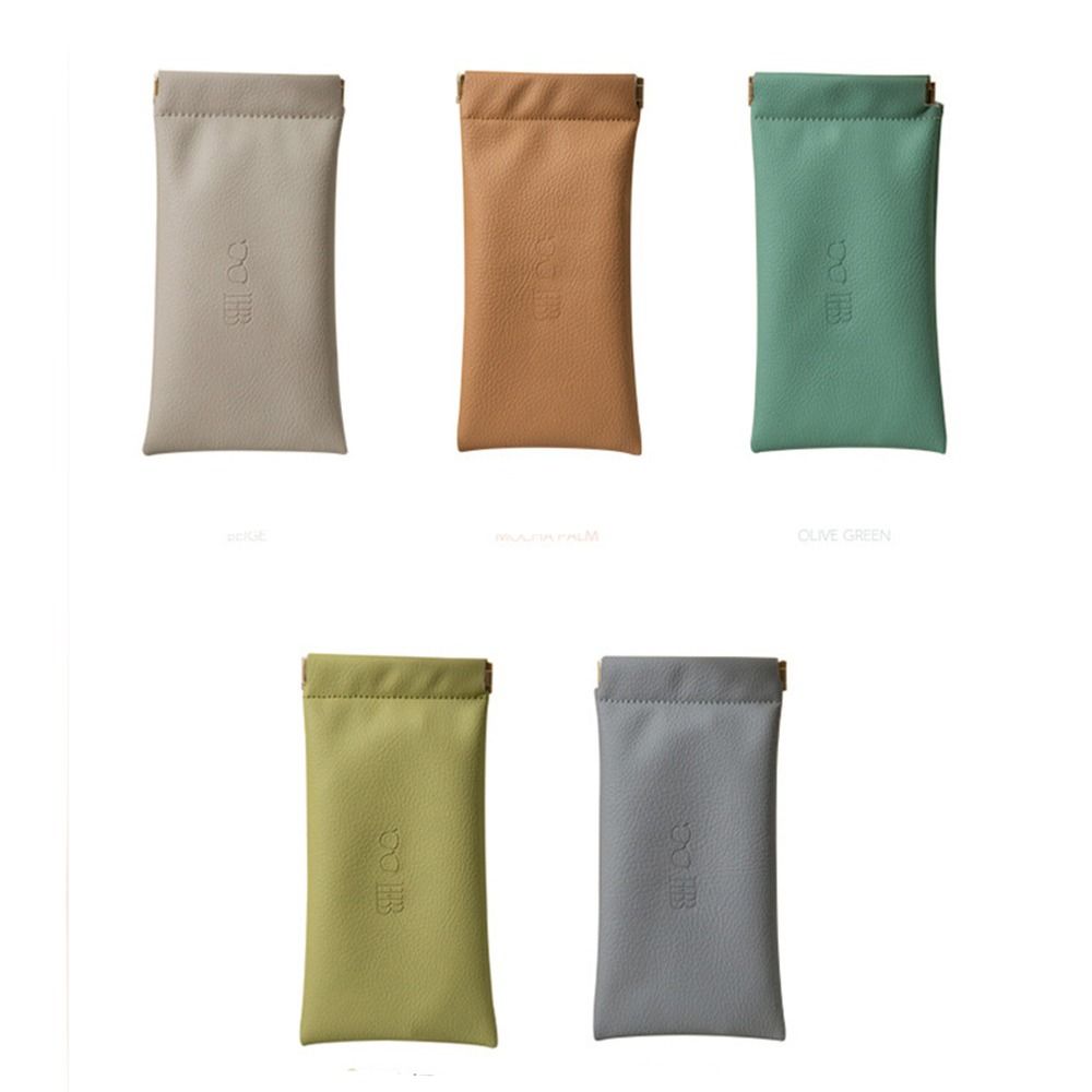 Bag Makeup Bag Eye Glasses Holder Sunglasses Pouch Eyewear Protector Case Leather Glasses Case