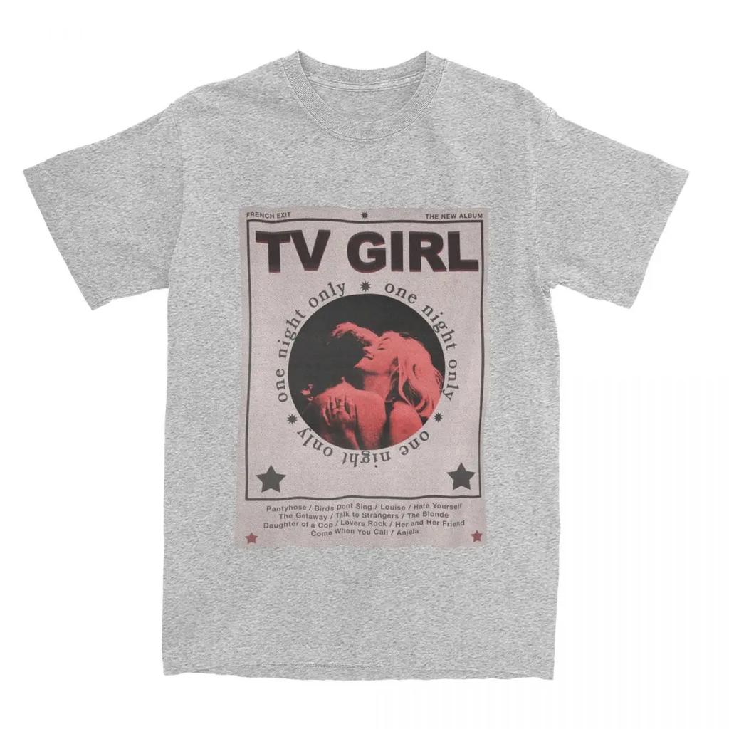 TV Girl French Exit Poster Apparel Shirt Men Women Unique  Printed Tee Shirts