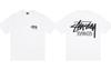 STUSSY American-style Printed Short-sleeved Shirt STU7148 White