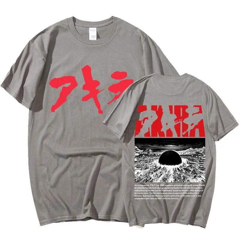 90s Anime Akira Graphic T-shirts Vintage Unisexga Kaneda Shotaro T-shirt Unisex's Fashion Harajuku Gothic Oversized T Shirt Streetwear