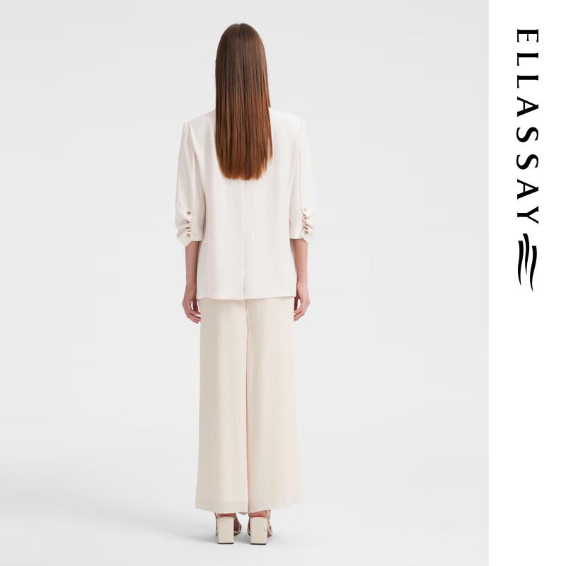 ELLASSAY Women's Minimalist Lapel Blazer EWB352T00700