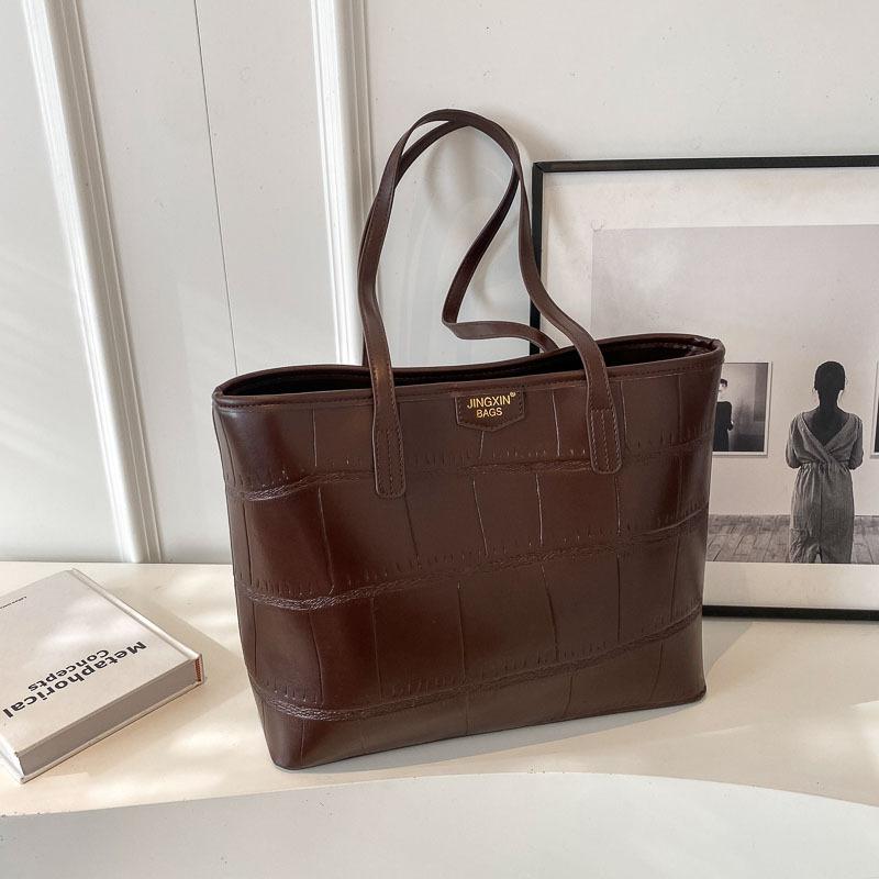 

Сумка большой вместимости для зарубежных заказов, женская, 2024, новая, модная, универсальная женская сумка, высококлассная деловая сумка через плечо, сумка-тоут