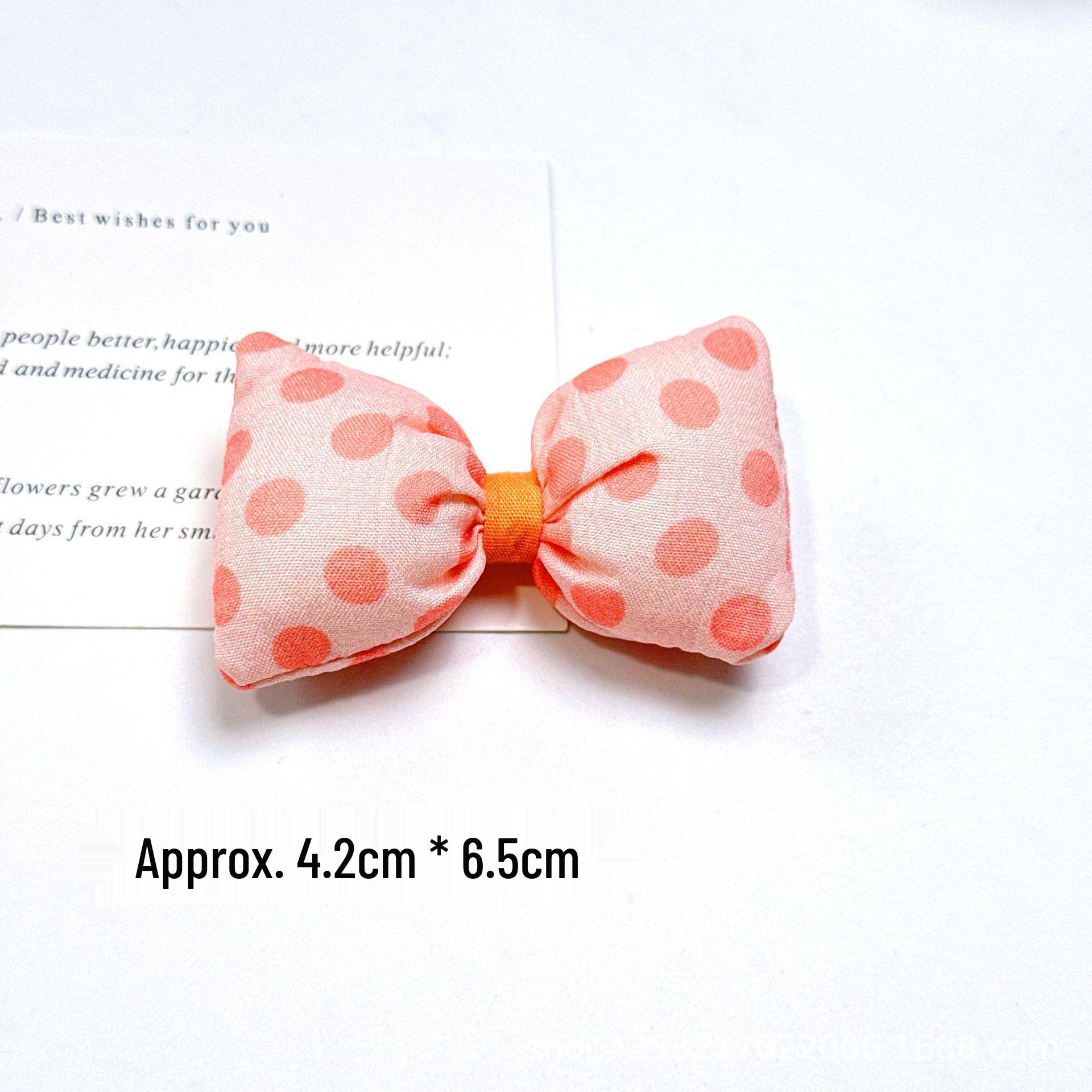 Polka Dot Flower Bow Hair Clip for Kids