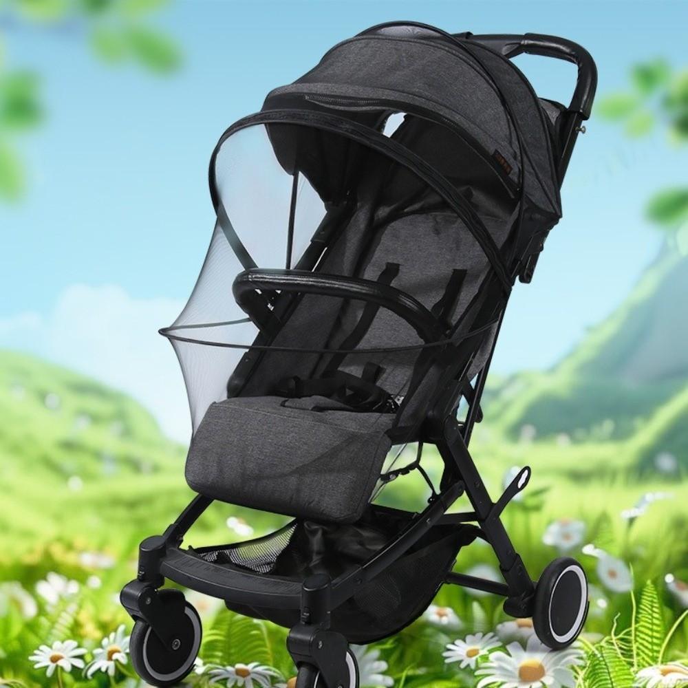 Zipper Pushchair Mosquito Net Ventilate Baby Mosquito Cover New Stroller Mosquito Net Children