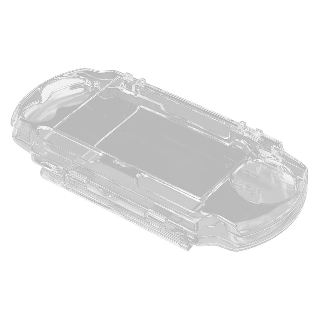 Universal Protective Case Stylish Prevent Slipping Shockproof Transparent Protective Shell with Movie Bracket for PSP