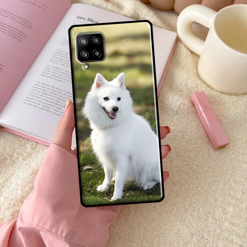 Japanese Spitz Dog Case For Samsung Galaxy A54 A34 A14 A13 A51 A71 A33 A53 A73 A12 A22 A32 A52 A72 A52S Cover