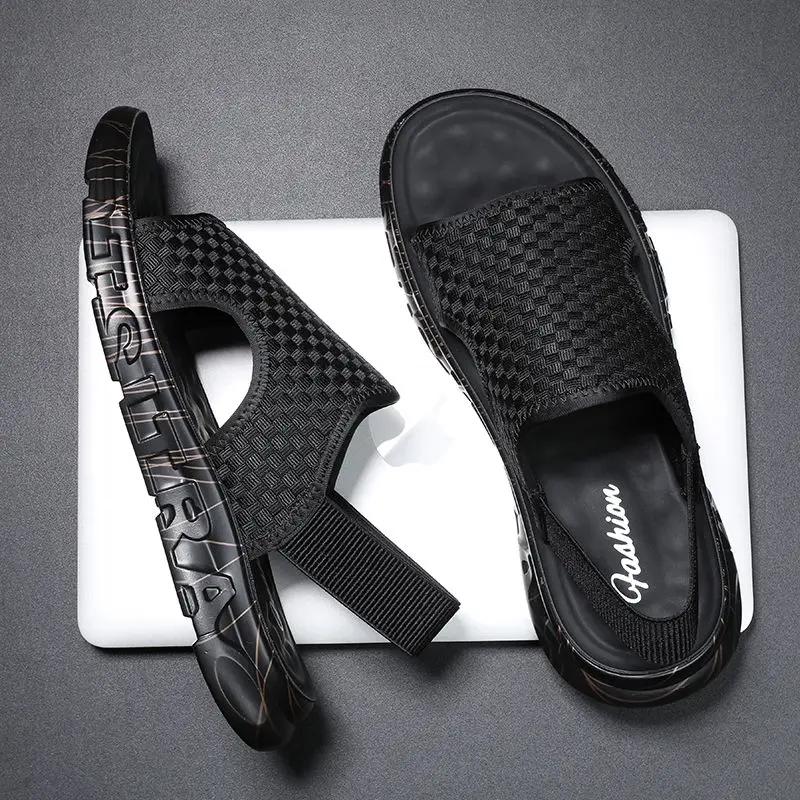 Fashion Ultralight Men's Sandal Beach Outdoor Buy Japanese High Quality Descount Wholesale Daily Use Summer 2025 Big Size Pvc Male Shoe