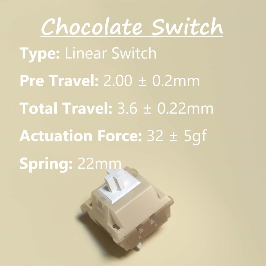 SUEHIODHY Liniowy przełącznik mechaniczny do klawiatury Nasmarowany 30 sztuk 5-pinowe przełączniki liniowe do mechanicznego zestawu klawiatury gamingowej,