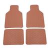 4pcs Universal Leather Car Floor Mats Car-Styling Car  Right Rudder Carpet Floor Accessories Waterproof Foot Pad