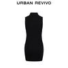 UR Women's Shimmer Sleeveless Turtleneck Knit Top