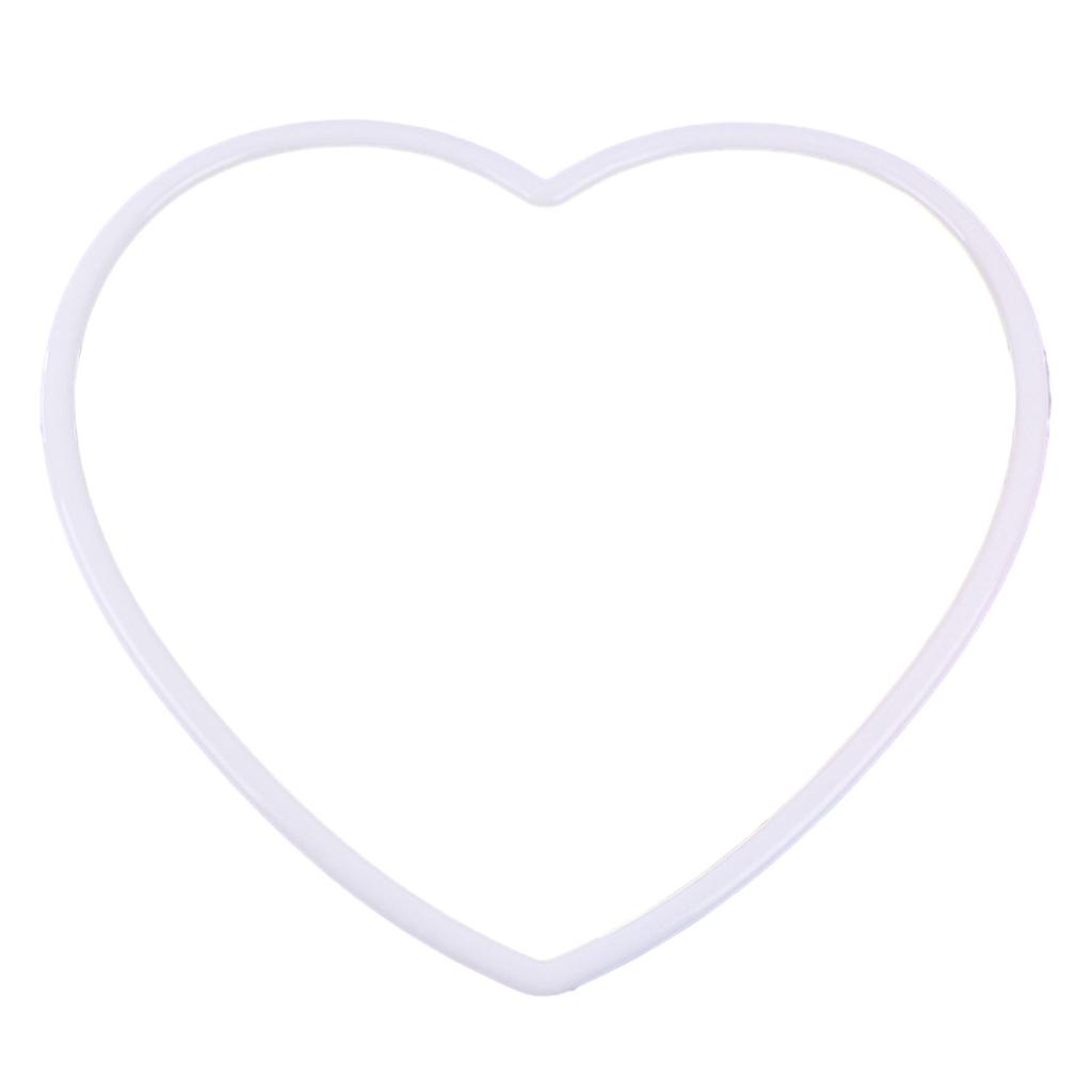 Traumfänger Kreisringe Herzförmige Makramee-Ringe Zubehör DIY Windspiel Handgefertigter Schmuck Bastelbedarf