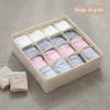24-Compartment Drawer-Style Storage Box | Fabric Dividers, Deepened Space for Underwear & Socks