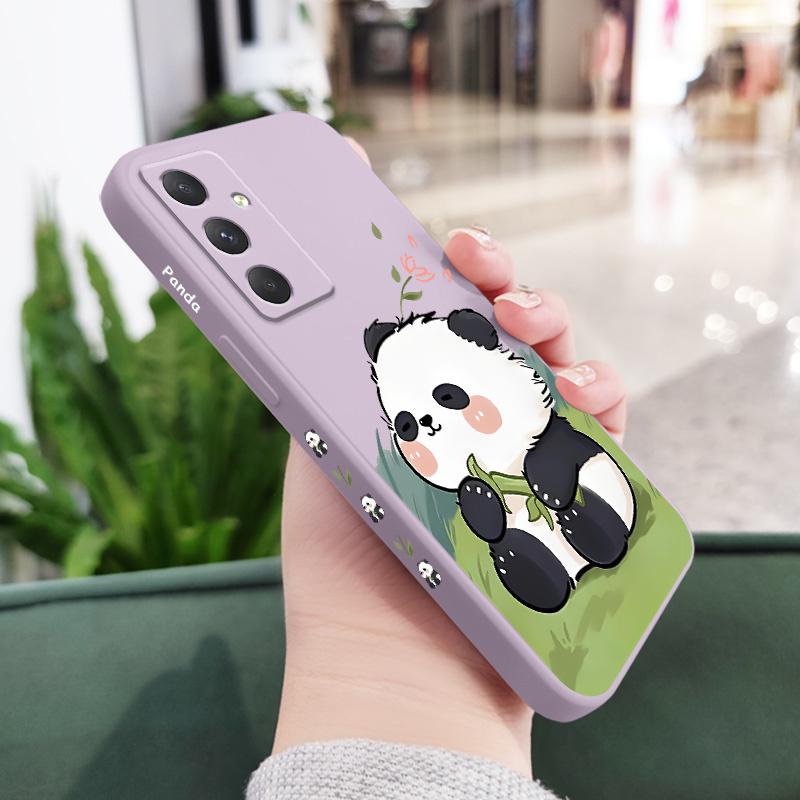 Baby Panda Phone Case For Samsung Galaxy A56 A36 A26 A16 A06 A17 A07 A55 A35 A25 A15 A05 A54 A34 A24 A14 A04 4G 5G Cover