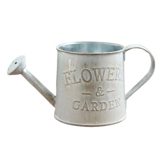 Vintage Metal Watering Can Distressed Watering Can with Long Spout Small Watering Pot for Indoor Outdoor Gardening