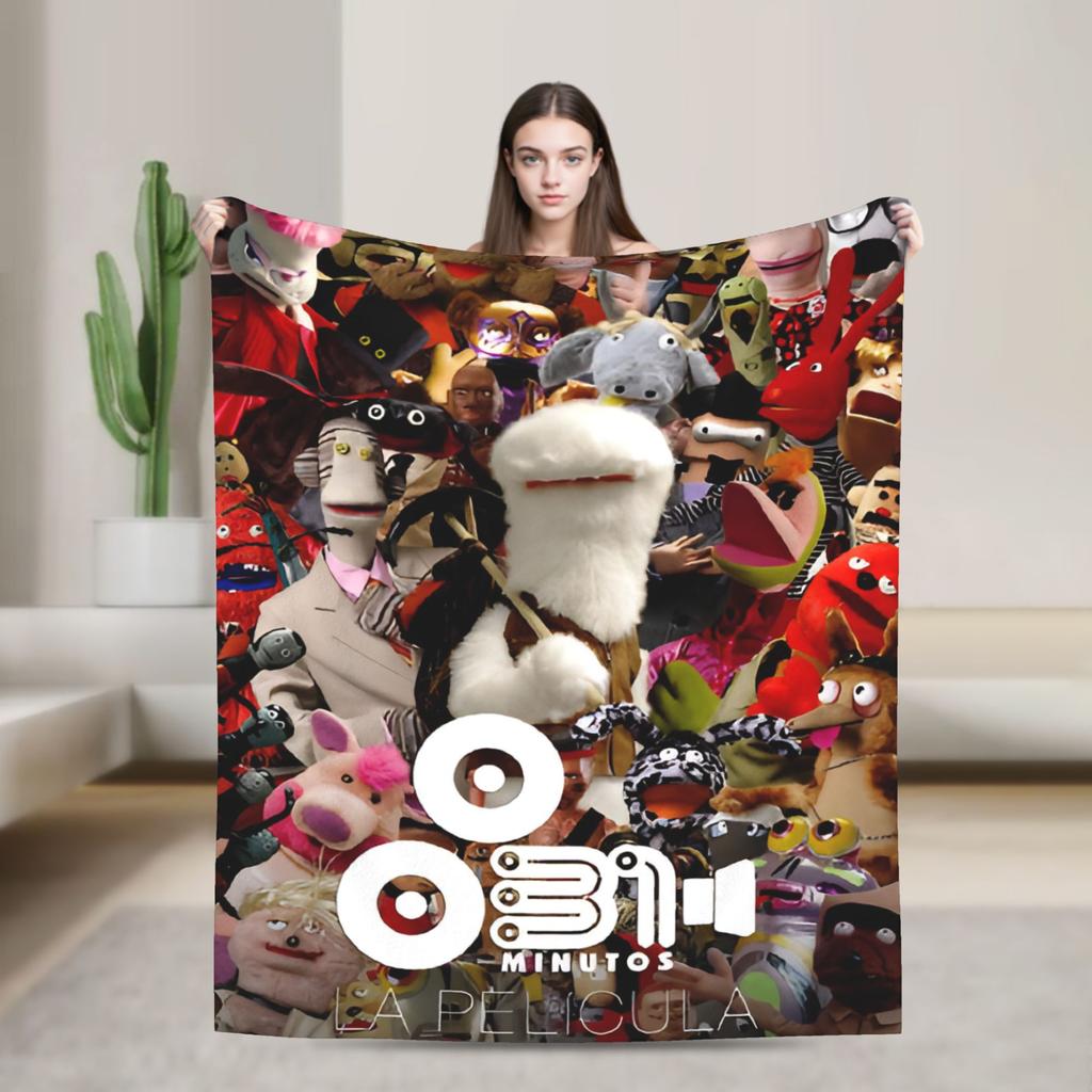 31 Minutos Comedy Blanket Multi-size Soft Fuzzy Plush  Throw Blankets for Couch Sofa and Bed