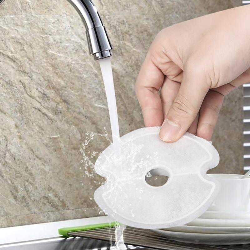 Filtru de cărbune activat de schimb pentru fântână de băut pentru pisici Filtru rotund pentru distribuitor de apă pentru animale de companie