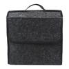 Multifunctional Car Trunk Storage Made of Felt Material with Dark Gray Box, Foldable, Non-Slip Handles, High-Quality Texture, (301629cm)