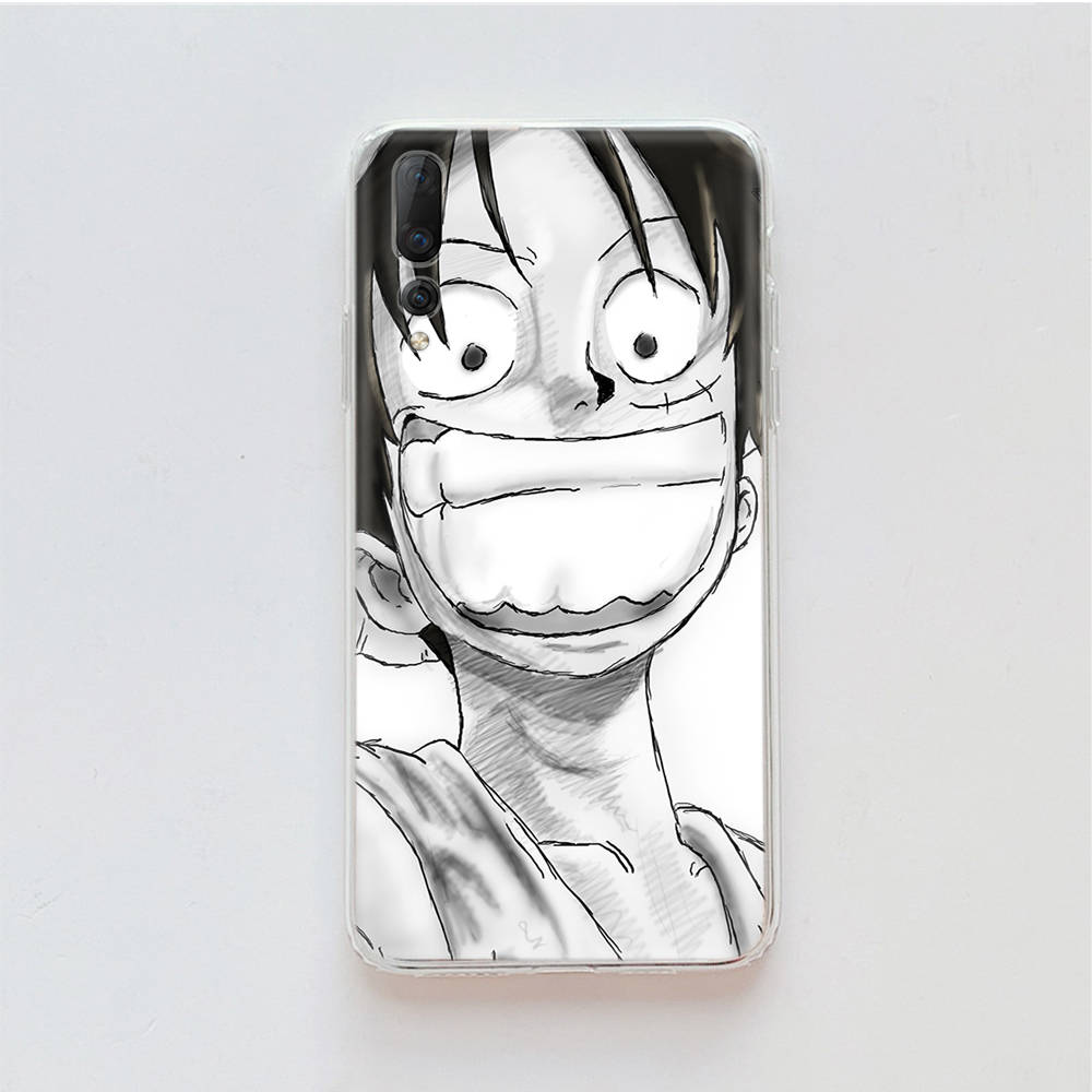 Transparent Case for Samsung A04 A14 A23 M33 M53 Realme 10 9 C35 C55 VIVO X80 Infinix Hot 30 Note 11 Tecno Spark 8P Pro W-75 One Piece Luffy