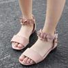 Girls sandals 2025 summer new Korean version medium and large children's little girl shoes children's high heels student princess shoes