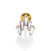 Titanium Zirconium Flat End Bar Ear & Lip Stud Piercing Jewelry