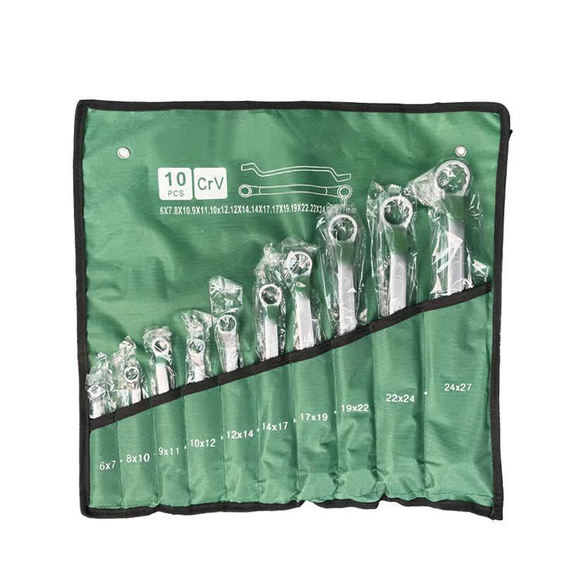 Zhenglu 10-Piece Double-End Ring Spanner Set