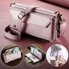 Crossbody Cards Solt Zipper Wallet Leather Case For Samsung Galaxy Z Fold 6 5 4 3 5G Purse Bag Pocket S-Pen Holder Lanyard Cover
