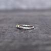 Natural opal ring Opal small Stacking Ring Sterling silver dainty ring for her Minimalist ring Flashy Opal and CZ Ring Bridesmaid Gift