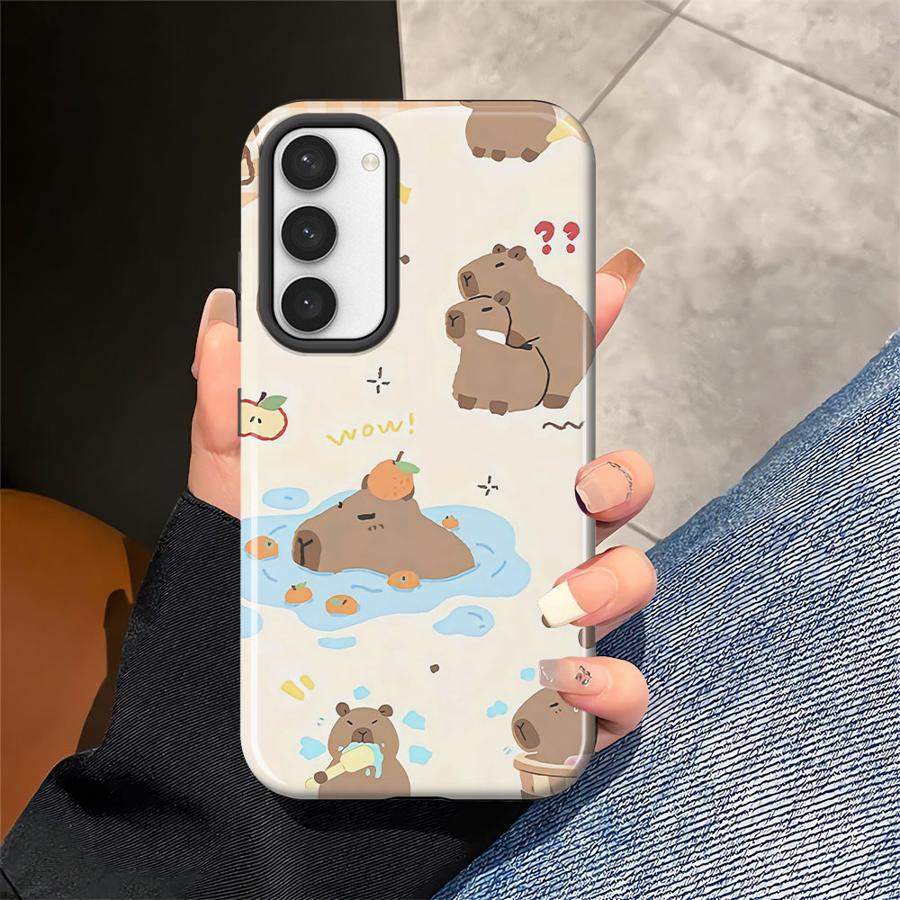 Capybara Cute Cool Soft Cover Capa Phone Case for Samsung Galaxy S25 A16 S25Ultra A36 S20 FE S23 S24 Ultra A56 S23Ultra A26