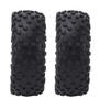 RC Car Front Wheel Tire Set Excellent Grip Rubber RC Front Tyre with Plastic Hub for WLtoys 144016 2988