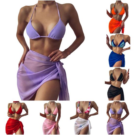 Plážové přehození Jednobarevné Volné Síťované Ochrana proti slunci Bikini Cover Up na Dovolenou