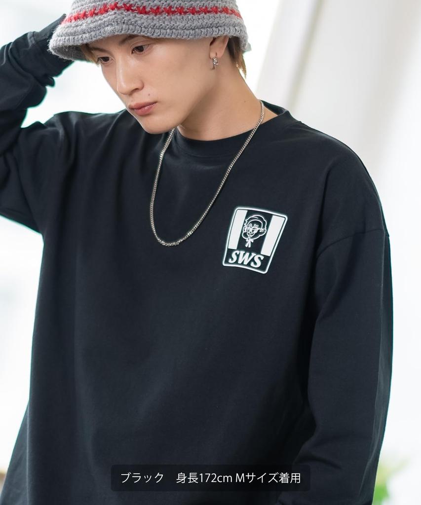 Improves Casual SIDEWAYSTANCE SFC Long Sleeve T-Shirt, Men's, Black