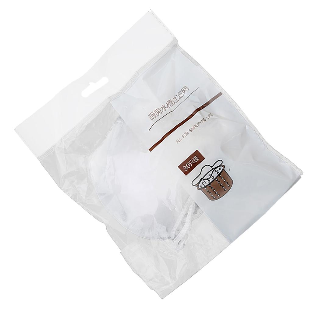 Küchenspüle Müllfilter Netz Polyester Hohe Dichte Einweg Elastisch Geruchlos 30 STÜCK