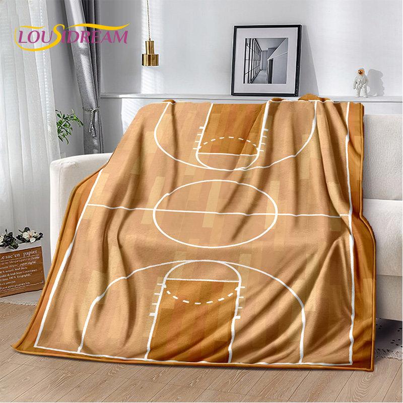 Basketball Art Cartoon Soft Plush Blanket,Flannel Blanket Throw Blanket for Living Room Bedroom Bed Sofa Picnic Cover Bettdecke