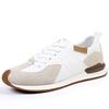 Men's shoes 2025 spring new leather breathable sports and leisure Forrest Gump shoes men's trend versatile platform dad shoes