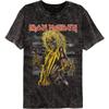 Iron Maiden Killers Cover Colortone Mineral Wash Music T-shirt Tops Tees Men's Women's Unisex