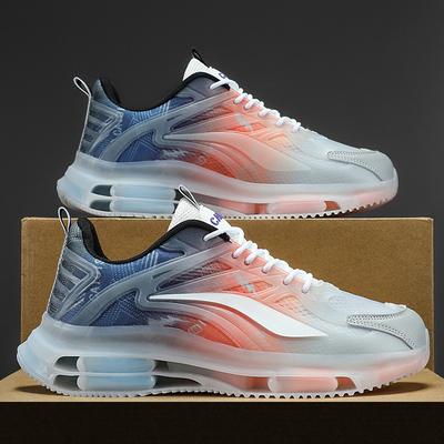 Herrenschuhe neue Frühjahr Herren Freizeit Laufen Luftpolster Stoßdämpfung und Höhe Sport Papa Frühling