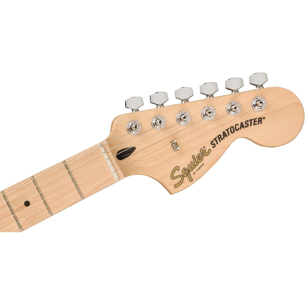 Squier by Fender Electric Guitar Affinity Series™ Stratocaster® FMT HSS, Maple Fingerboard, White...