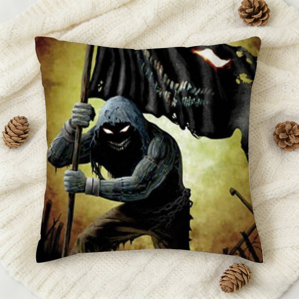 Disturbed The Sickness Doublesided Printed Square Decorative Cushion Cover for Sofa Living Room Home Decor