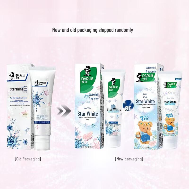 Darlie Starry White Edelweiss Whitening Toothpaste 2-Pack