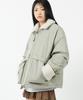 Cgp Heavy Boa Fleece Shearling Jacket_Khaki