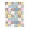 Patchwork Quilt By Tea With Xanthe Blanket Soft Warm Flannel Throw Blanket Plush for Bed Living Room Picnic Travel Home Sofa