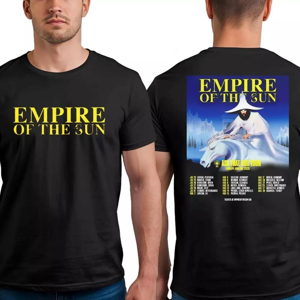 Empire Of The Sun Tour Ask That God Toururope UK Dates T Shirt Full Size S-4XL