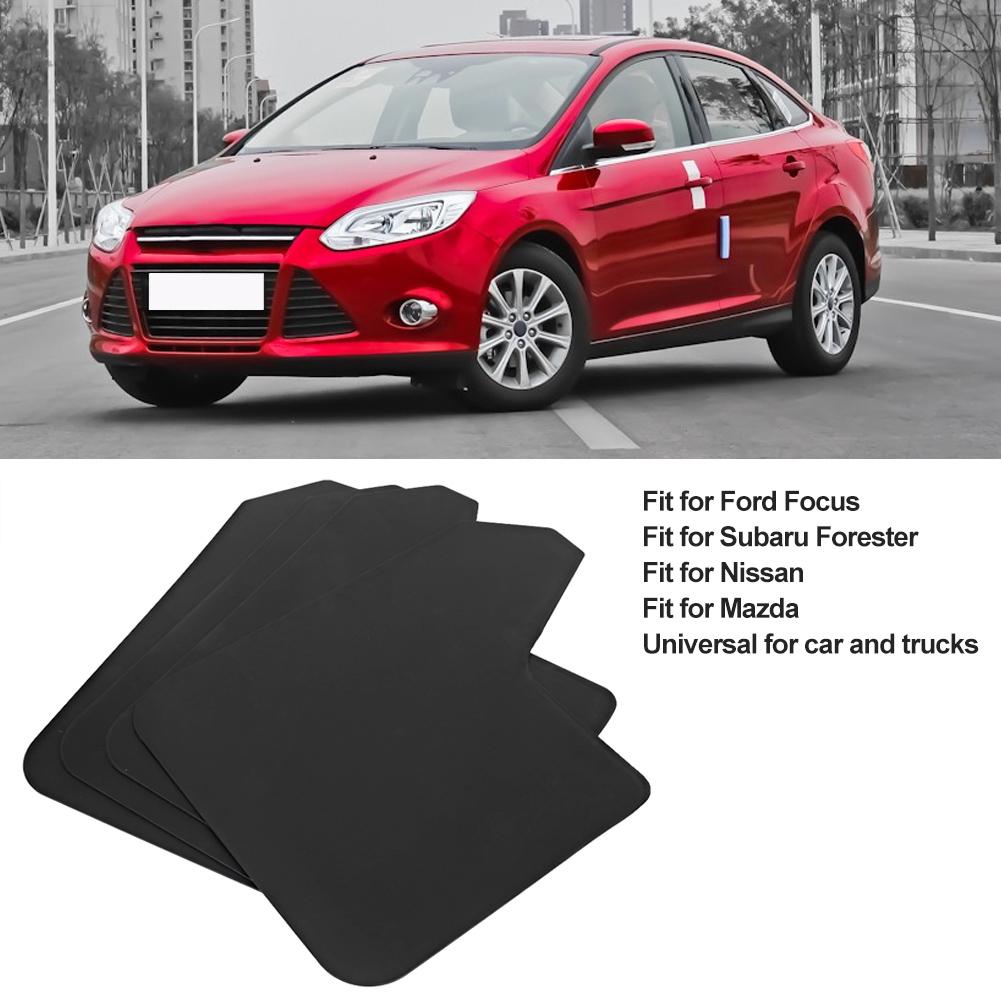 4Pcs Universal Mudguard Cover Mud Flap Guards Fenders Fit for Subaru Forester MF12BASBLK